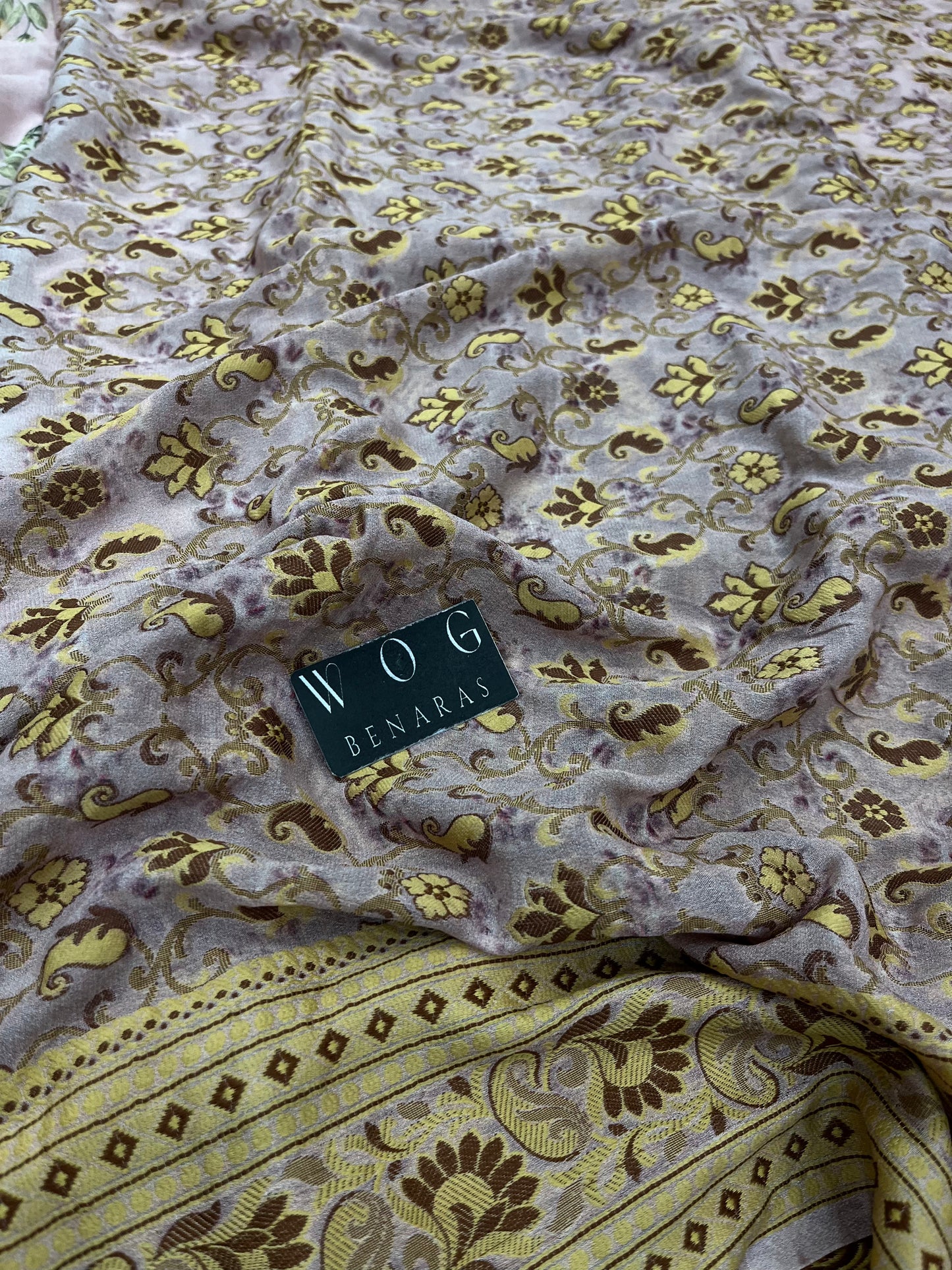 Pure Crep With Floral Print