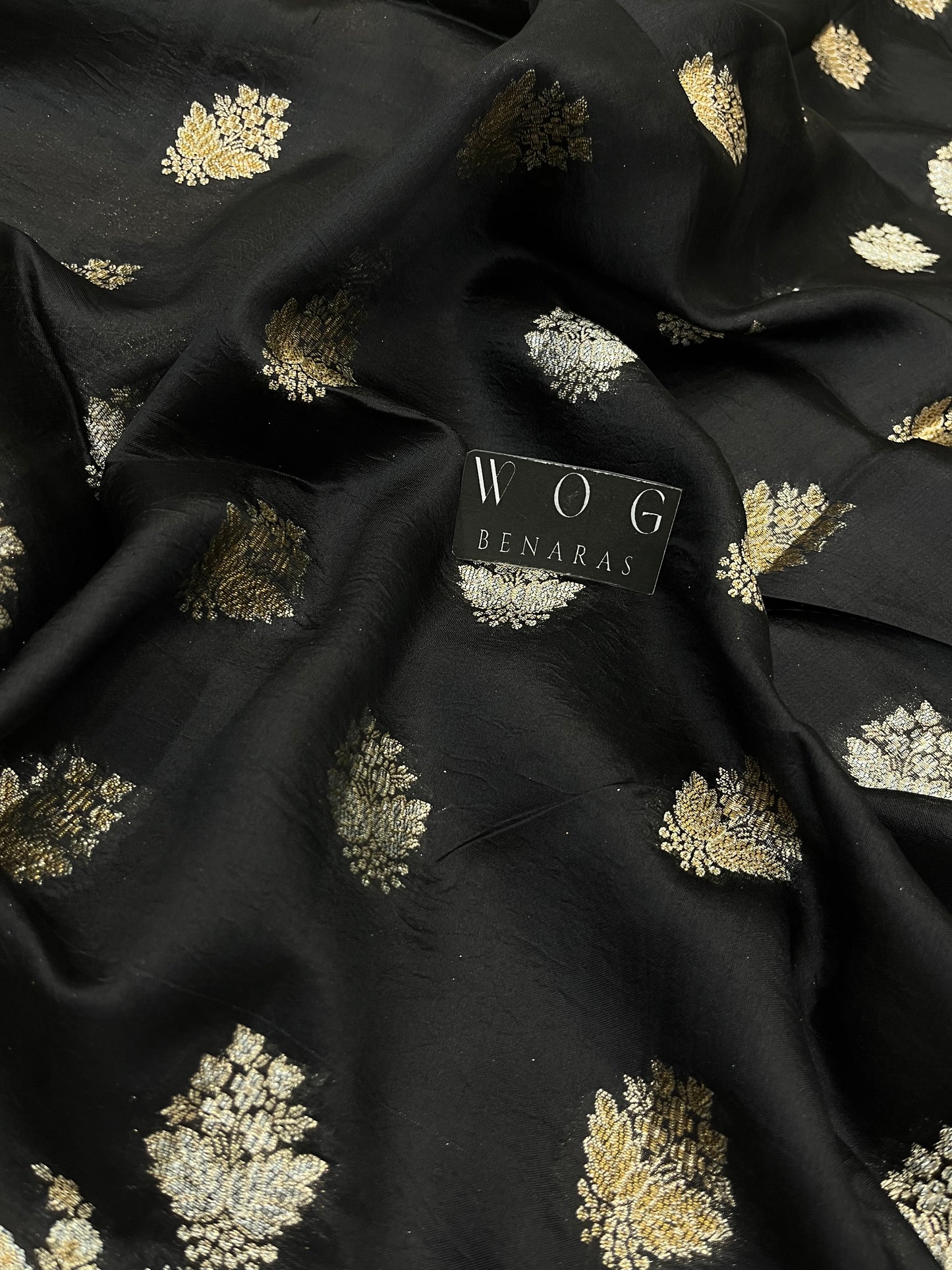 Pure Dupiyan Silk In Black