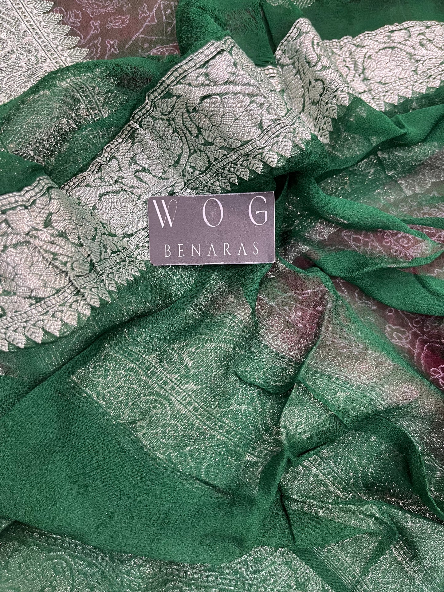 Pure Khaddi Chiffon with Chikankari Work