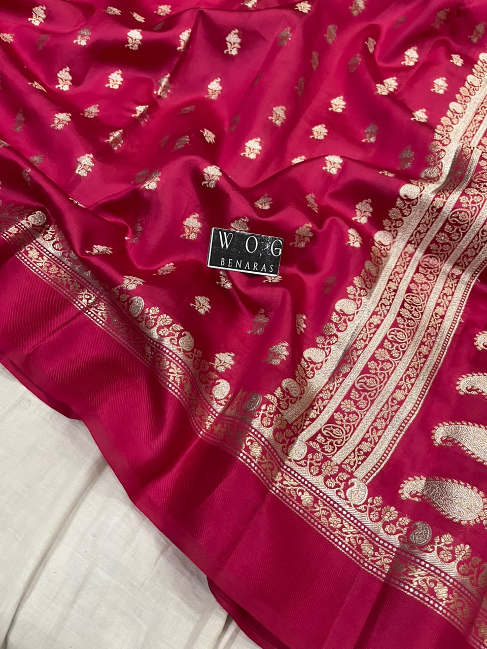 CHERRY RANI PURE RAW MANGO SILK SAREE