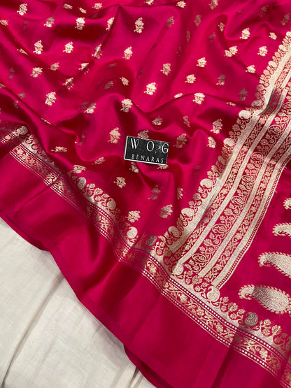 CHERRY RANI PURE RAW MANGO SILK SAREE