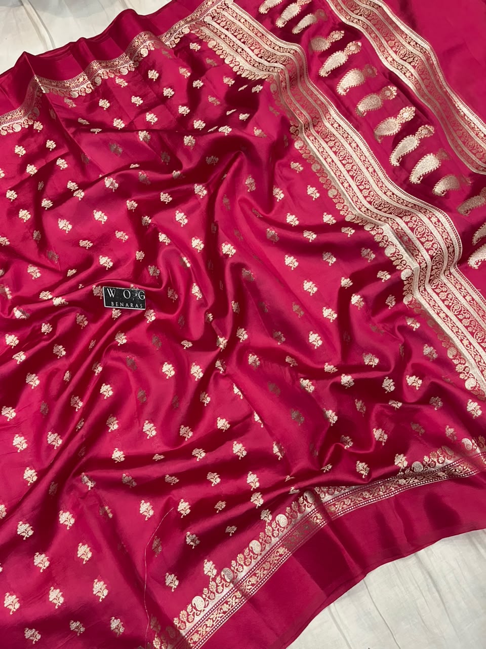 CHERRY RANI PURE RAW MANGO SILK SAREE