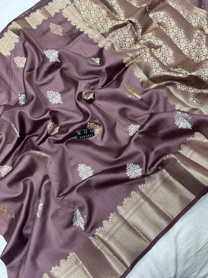 FALSAI SHADE PURE CHINIYA BUTA SAREE