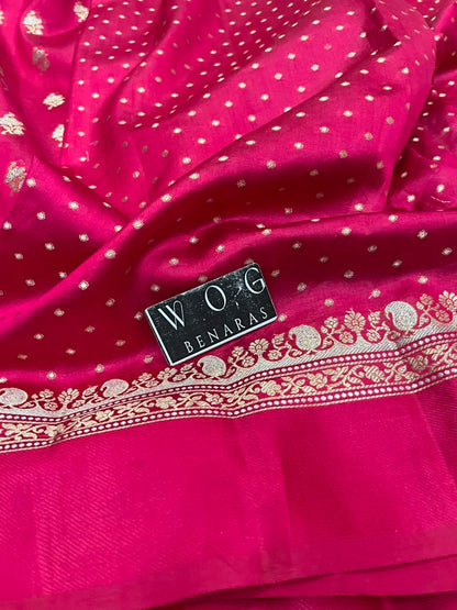 CHERRY RANI PURE RAW MANGO SILK SAREE