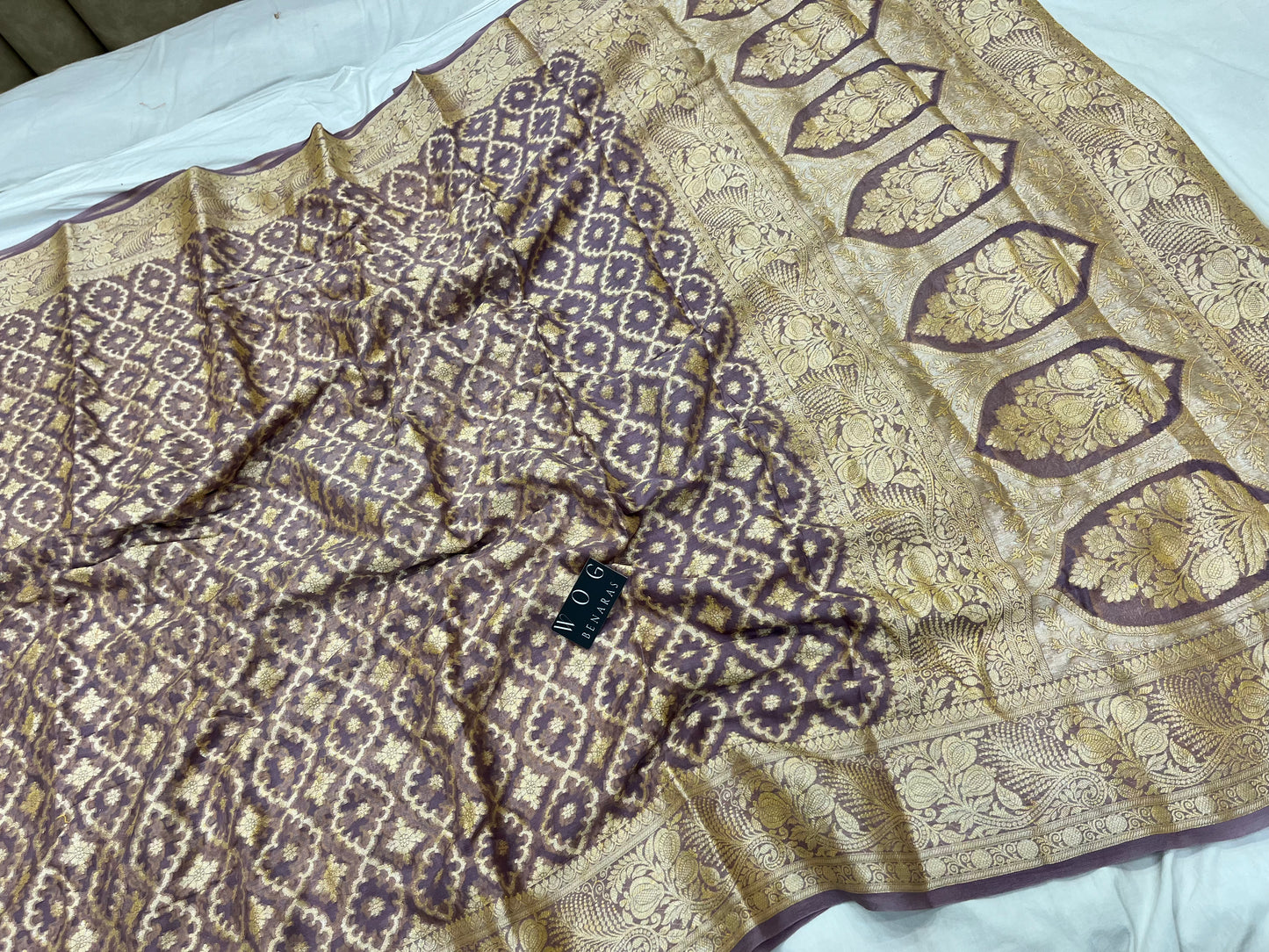 Pure Crep Golden Ghatchola In Dusty Shade