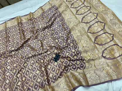 Pure Crep Golden Ghatchola In Dusty Shade