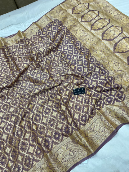 Pure Crep Golden Ghatchola In Dusty Shade