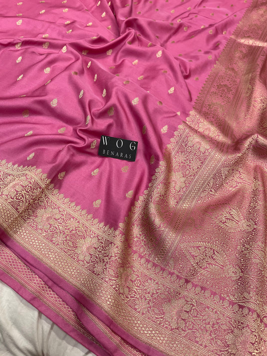 Banarasi Mashru Silk in Gazari