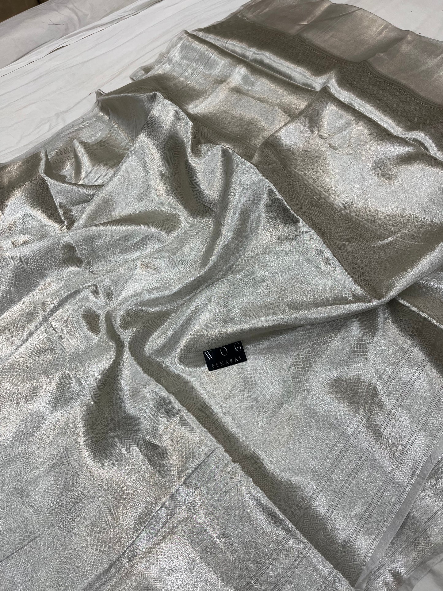 Pure Tissue Silk Tanchui In Natural Shade