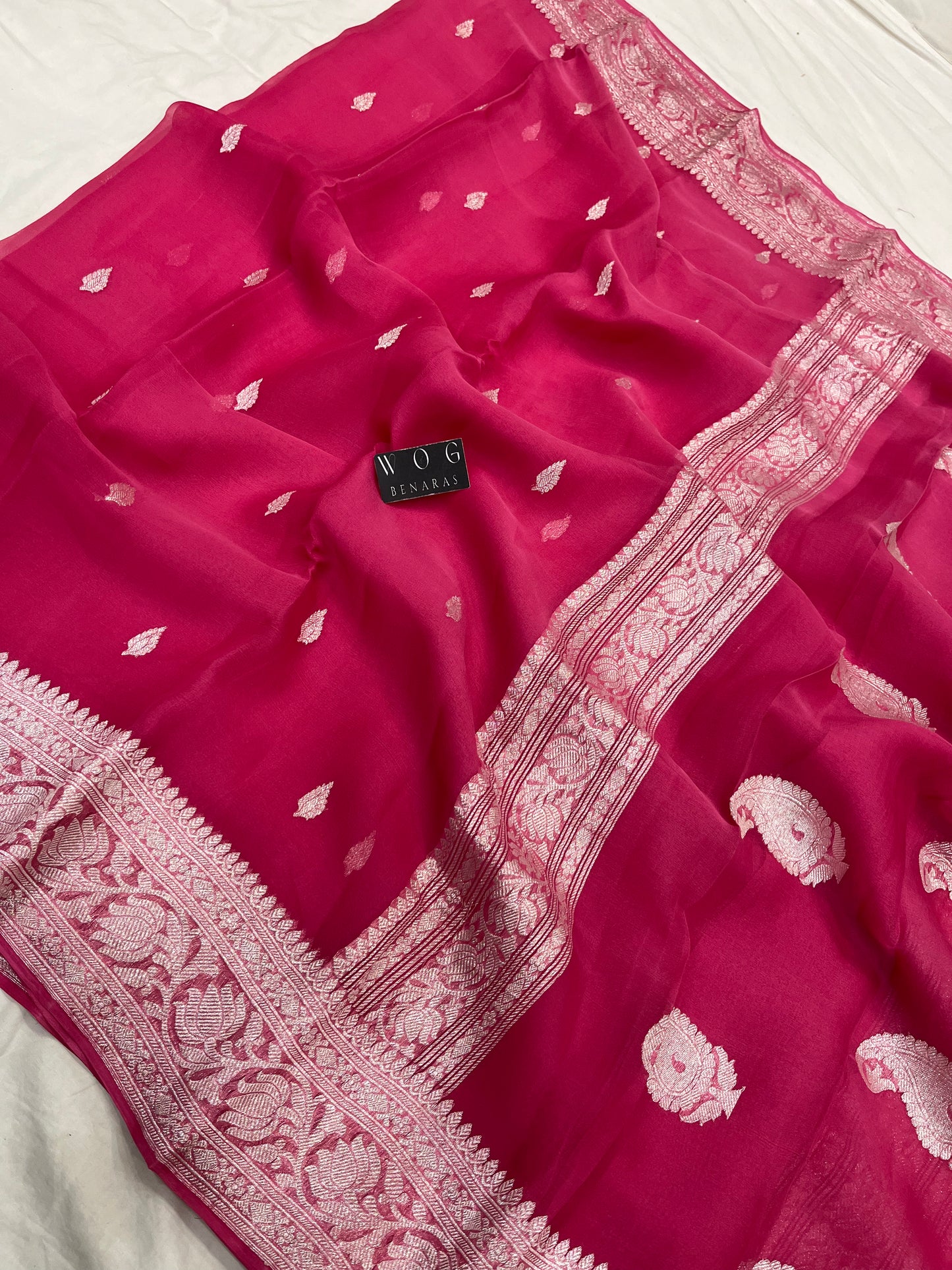 Pure Khaddi Chiffon In Gazari