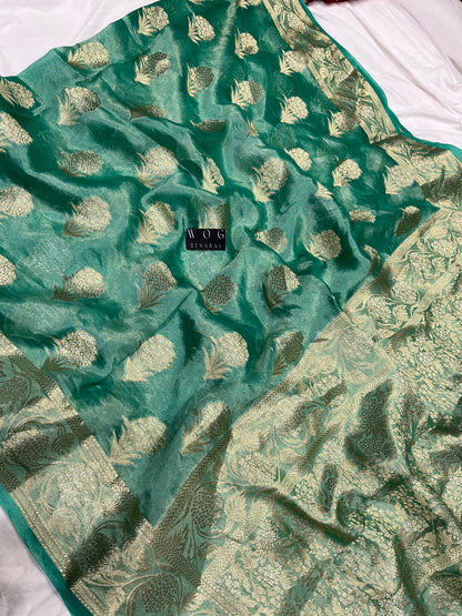 Pure Tissue Buta In Aqua Blue