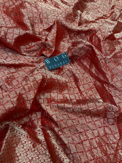 Pure Chiniya Silk In Red Colour