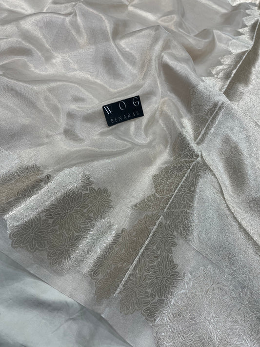 Pure Tissue Reshami Plane In Natural Shade