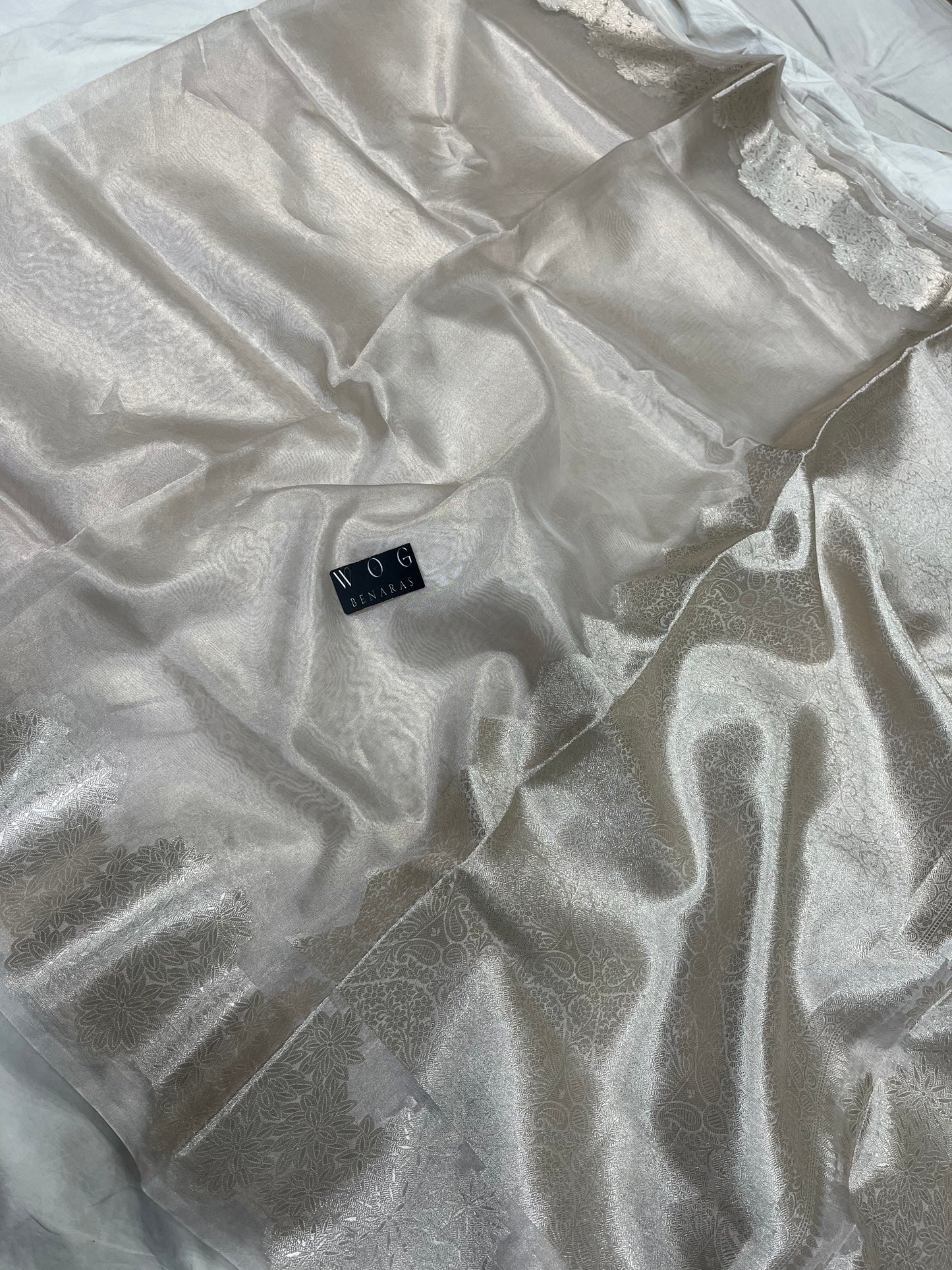 Pure Tissue Reshami Plane In Natural Shade