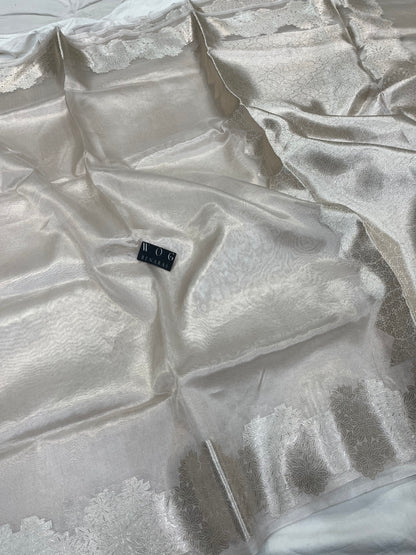 Pure Tissue Reshami Plane In Natural Shade