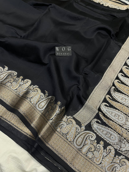 Pure Dupiyan Silk In Black