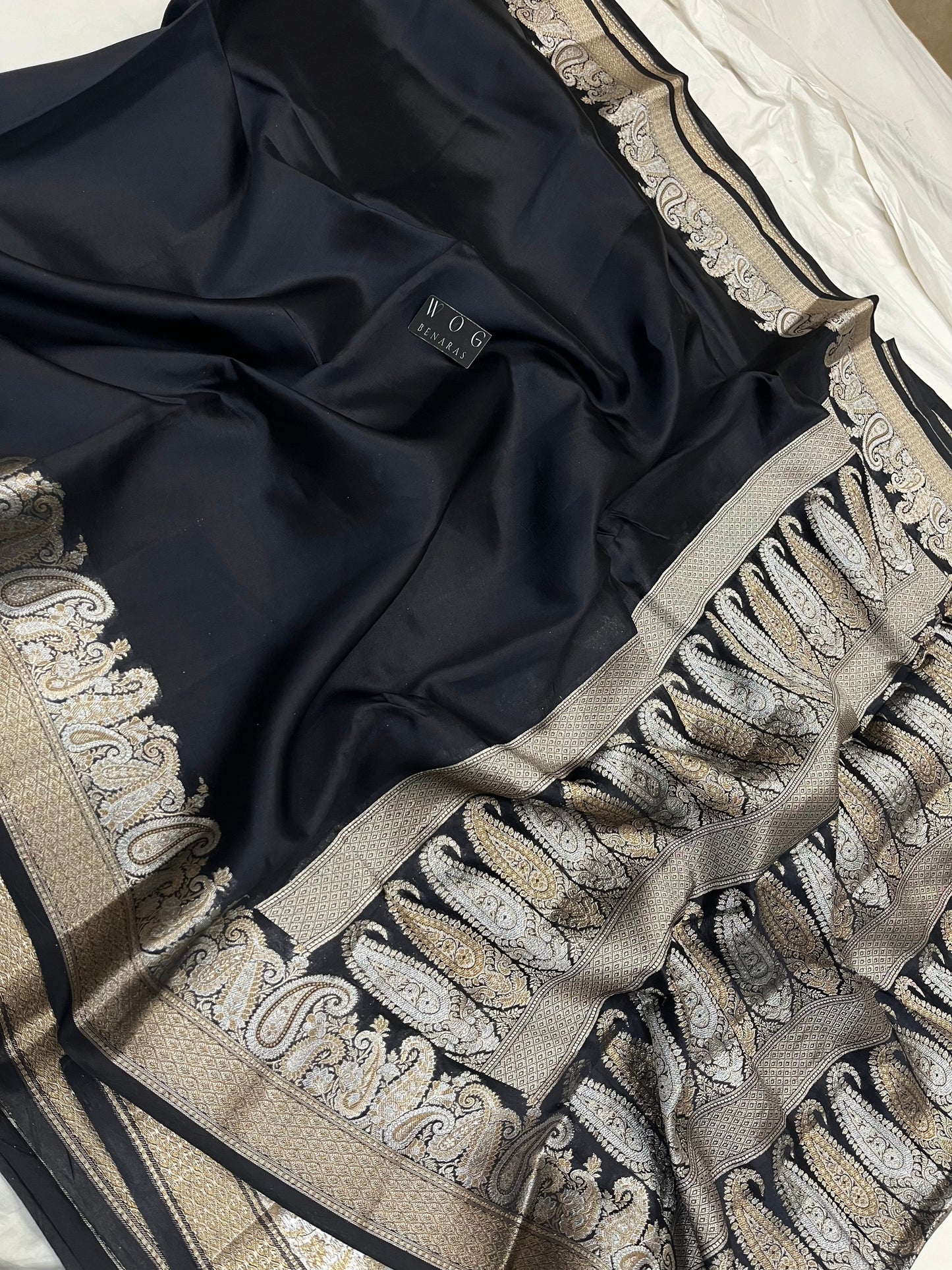 Pure Dupiyan Silk In Black