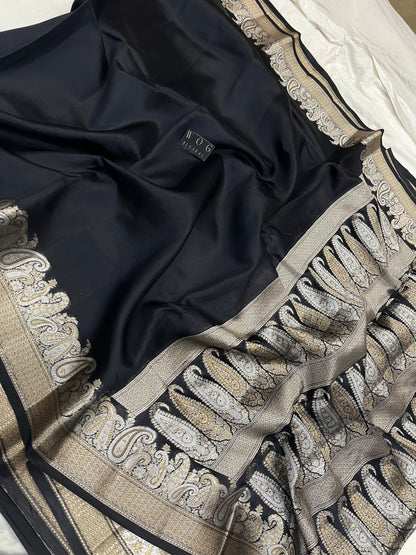 Pure Dupiyan Silk In Black