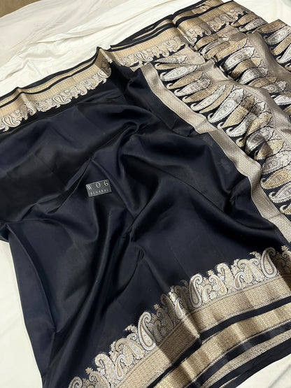 Pure Dupiyan Silk In Black