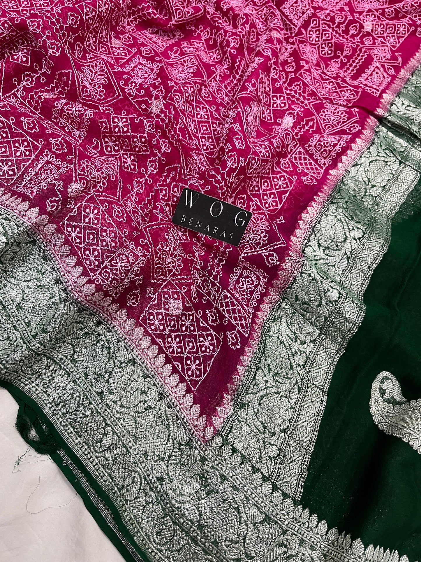 Pure Khaddi Chiffon with Chikankari Work