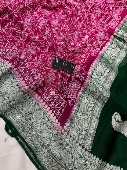 Pure Khaddi Chiffon with Chikankari Work