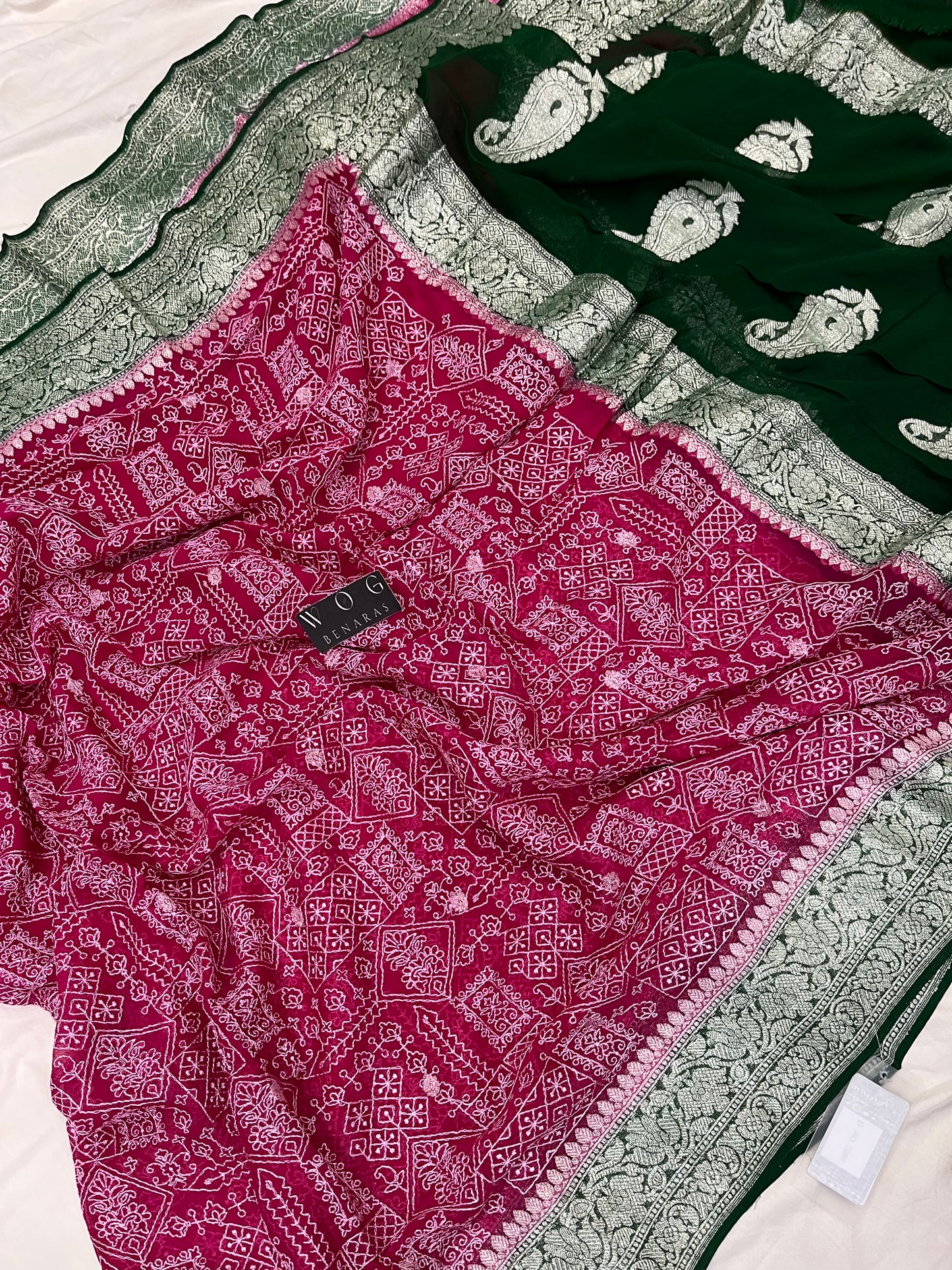 Pure Khaddi Chiffon with Chikankari Work