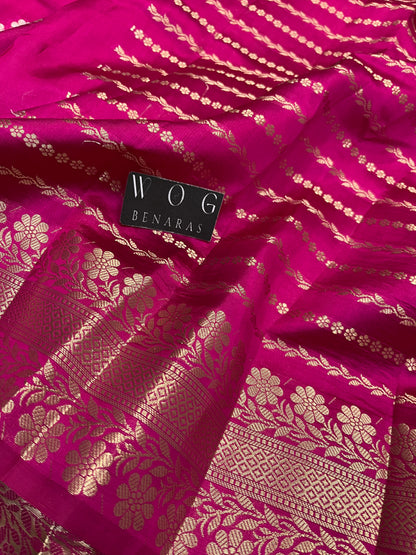 Pure Mango Silk In Rani