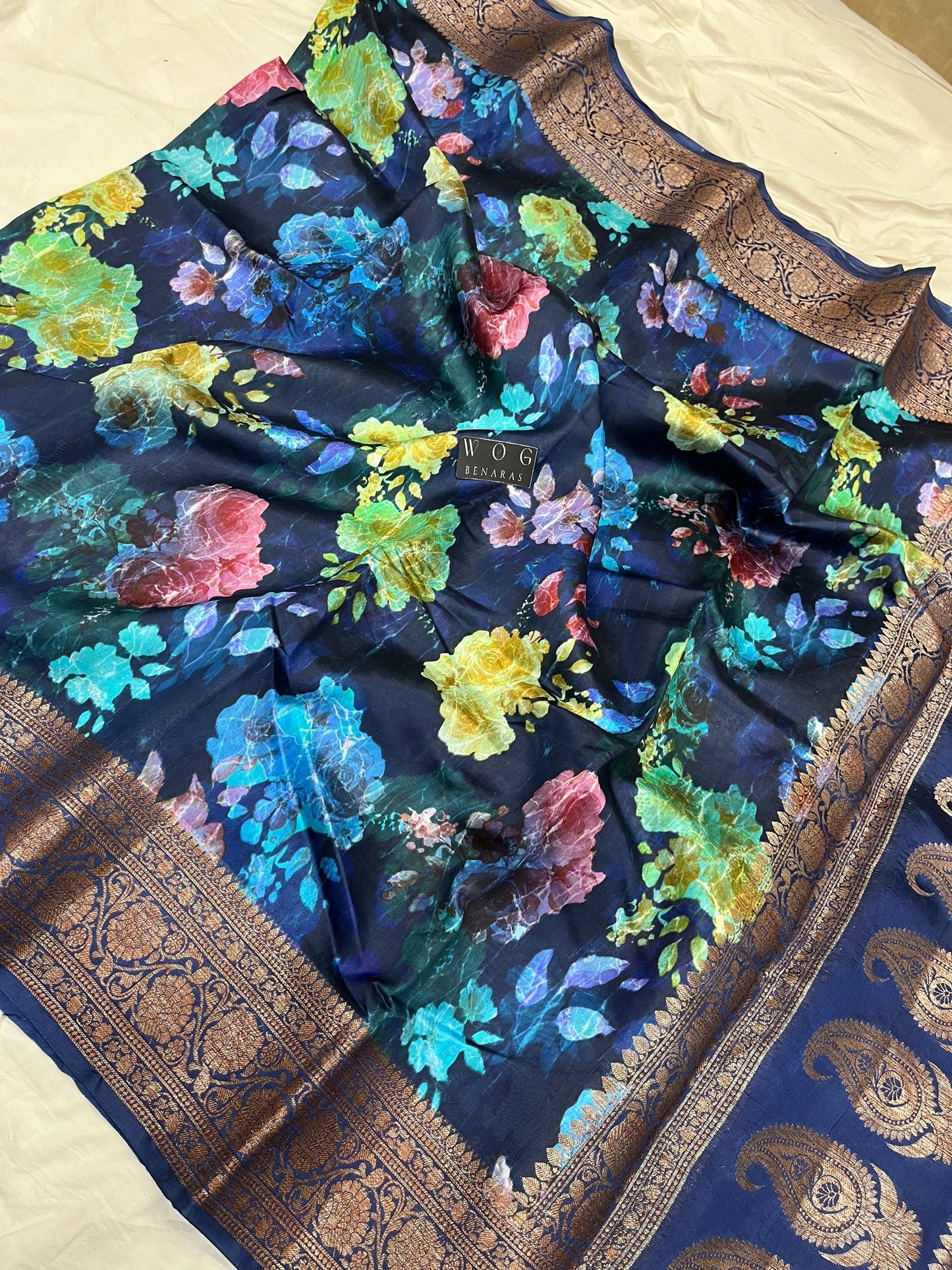 Pure Dupiyan Silk In Blue