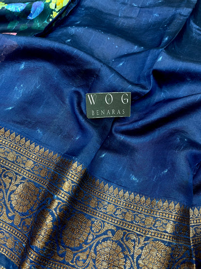 Pure Dupiyan Silk In Blue