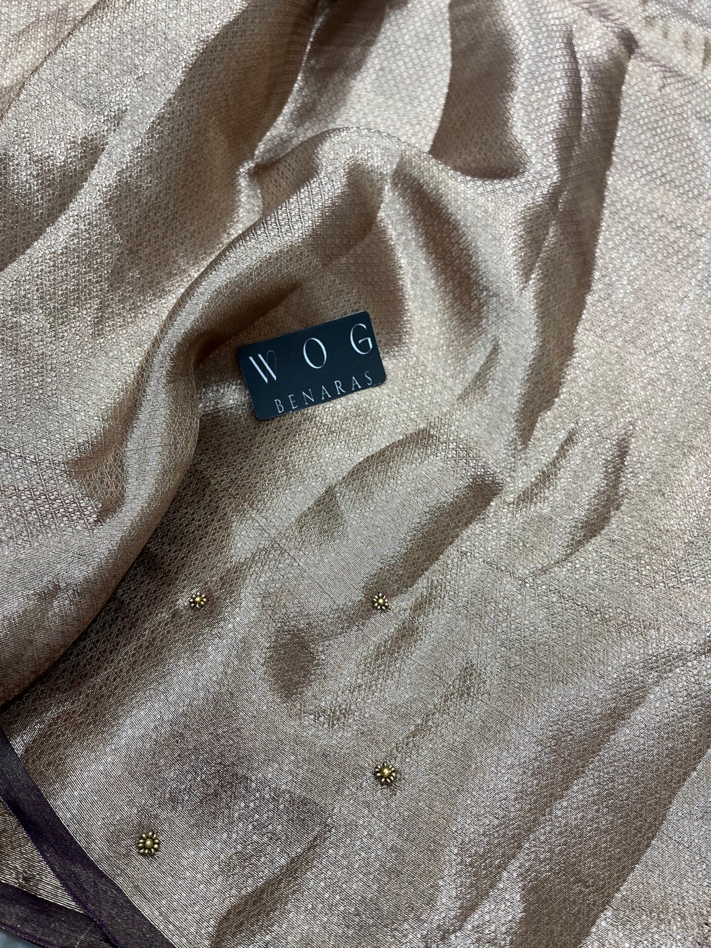 Pure Tissue Silk With Handwork