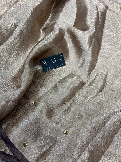 Pure Tissue Silk With Handwork